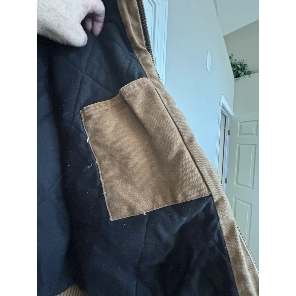 CARHARTT  Grande Brown Quilted Lined Jacket Size  3XL   RN-14806 Minimal Wear